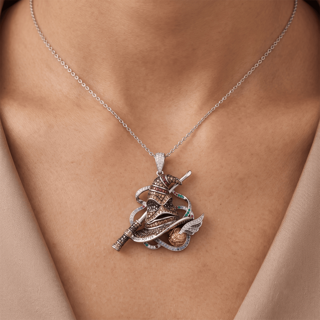 HRP Solid Gold Chain with Diamond Pendant HTTT