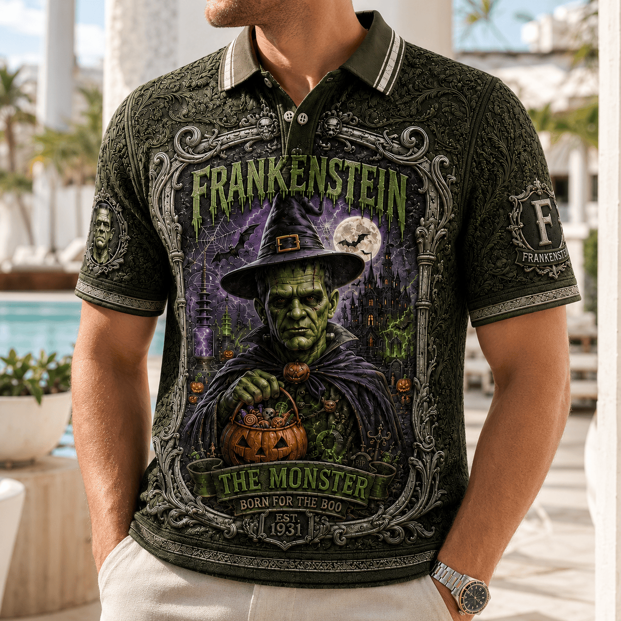 PREMIUM FRKS EMBOSS POLO SHIRT NTNA