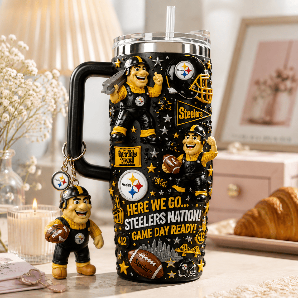 PBS 40oz Tumbler With Handle DNBN